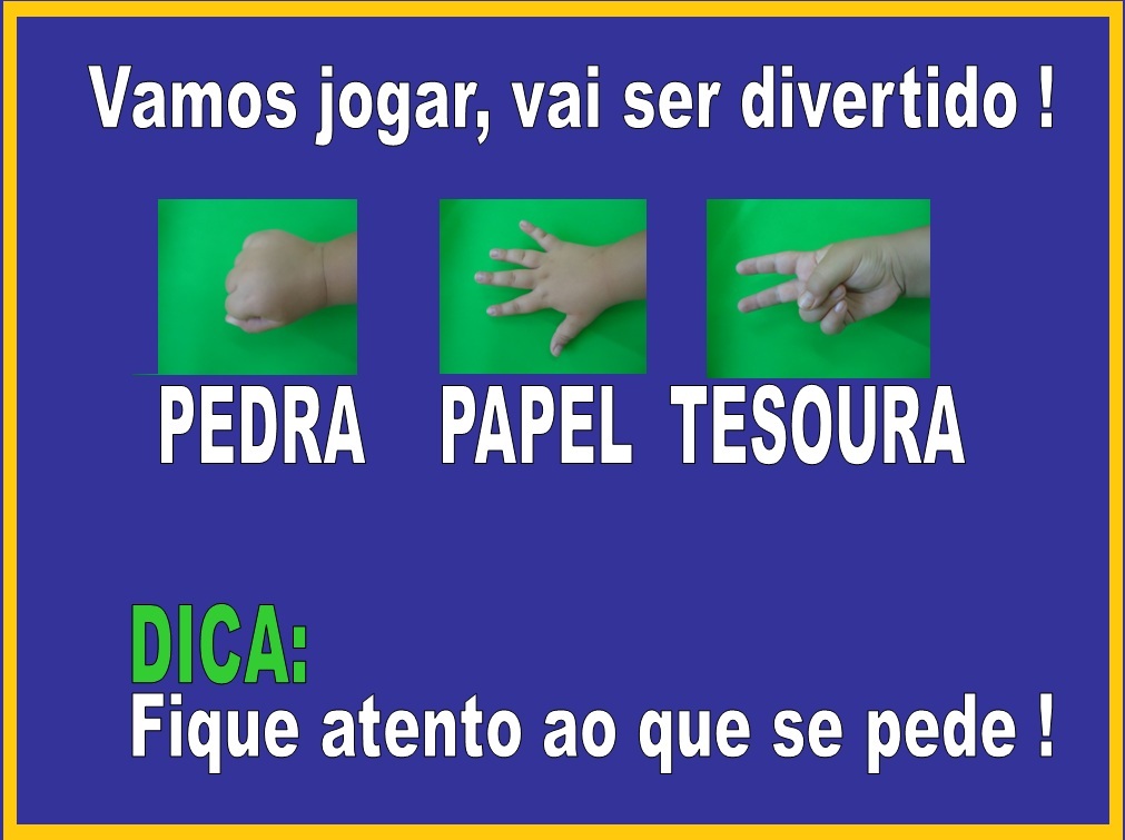 Vamos jogar pedra-papel-tesoura?